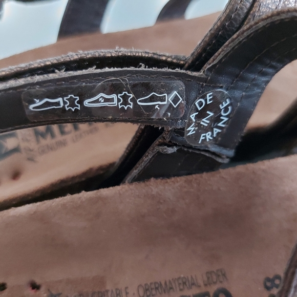 NWT Mephisto Women's Crystals Brown Leather Sandals - EU38 - Picture 9 of 12